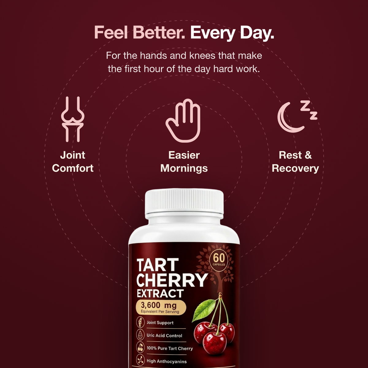 Feel better every day: joint comfort, easier mornings, rest and recovery